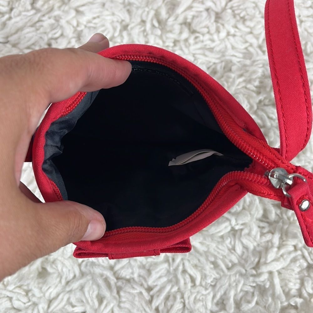 Tommy Hilfiger Red Blue Plaid Crossbody Purse Shoulder Bag Small - Picture 12 of 12